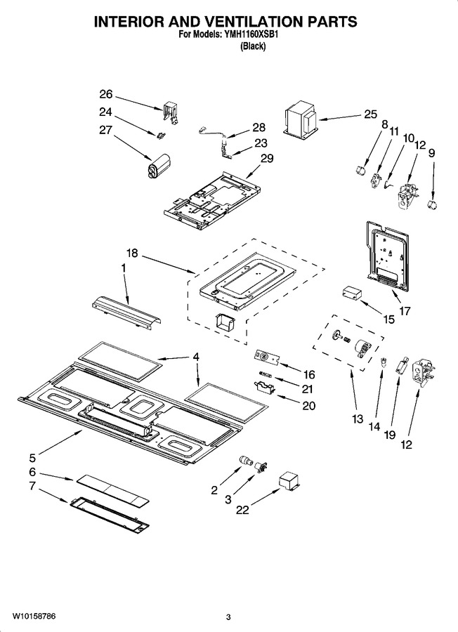 Diagram for YMH1160XSB1
