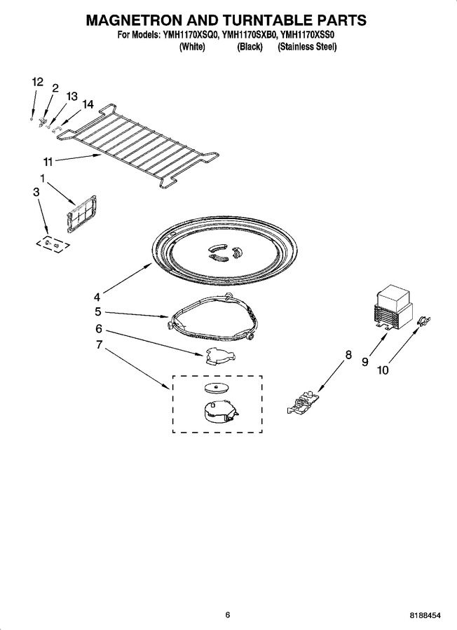 Diagram for YMH1170SXB0