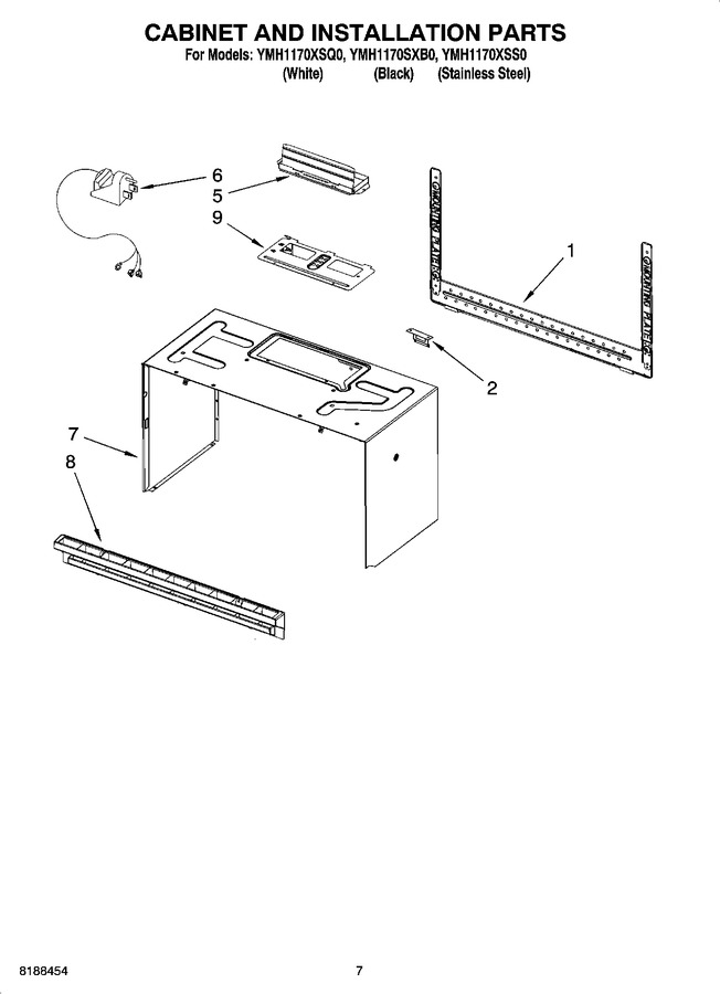 Diagram for YMH1170XSS0