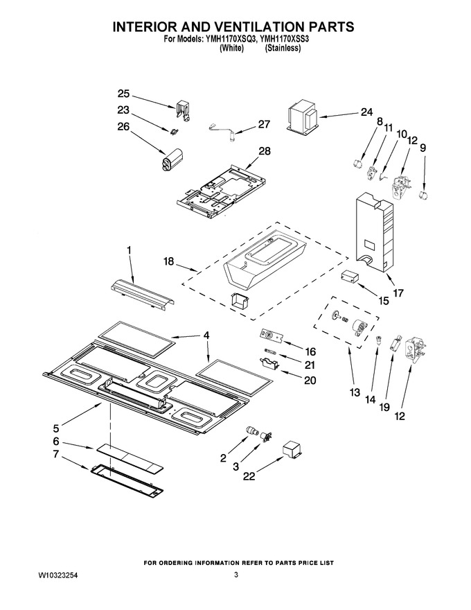 Diagram for YMH1170XSS3