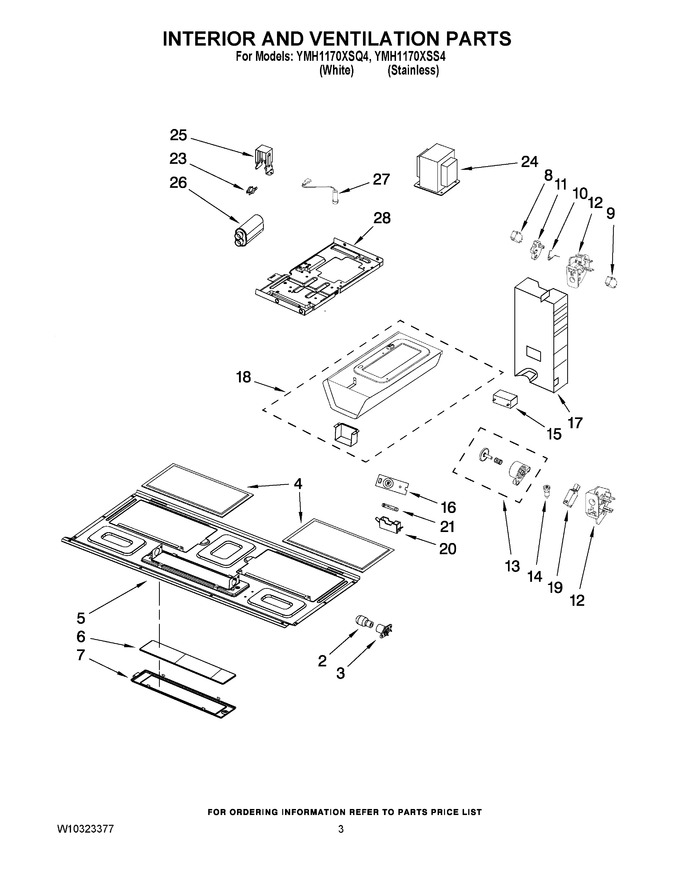 Diagram for YMH1170XSS4