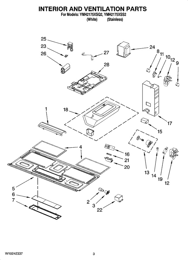 Diagram for YMH2175XSQ2