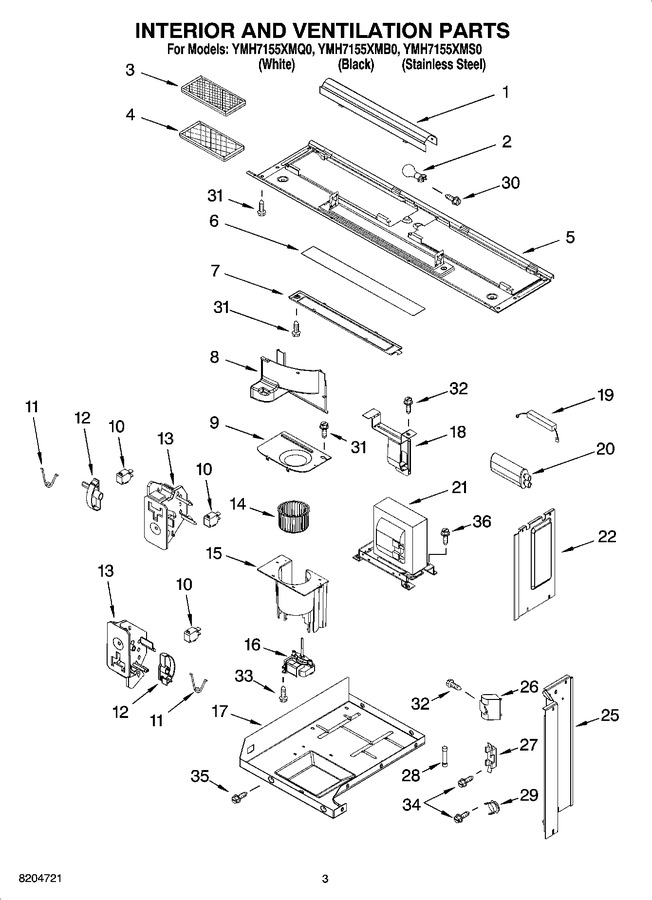 Diagram for YMH7155XMS0