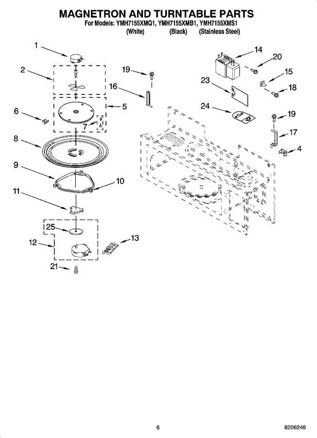 Diagram for YMH7155XMB1