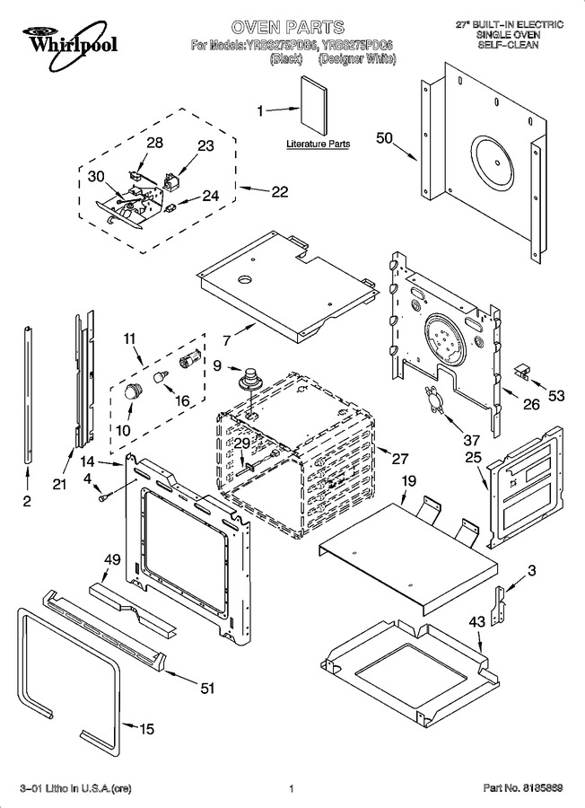 Diagram for YRBS275PDQ6