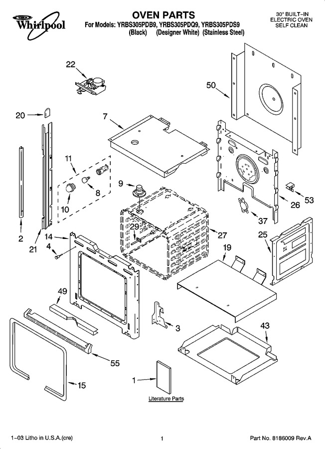 Diagram for YRBS305PDQ9