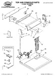 Diagram for 01 - Top And Console Parts