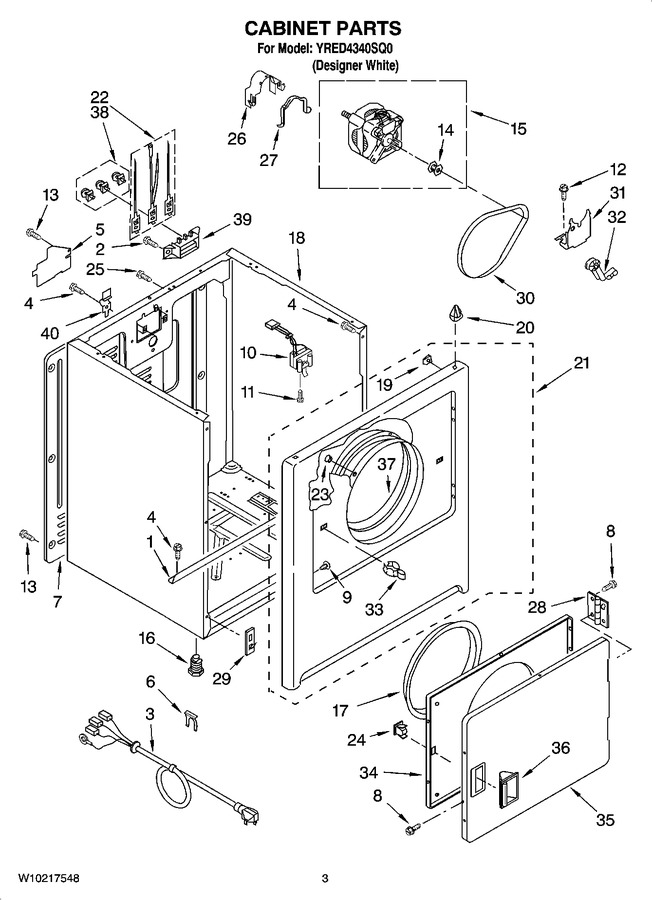 Diagram for YRED4340SQ0