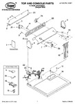 Diagram for 01 - Top And Console Parts