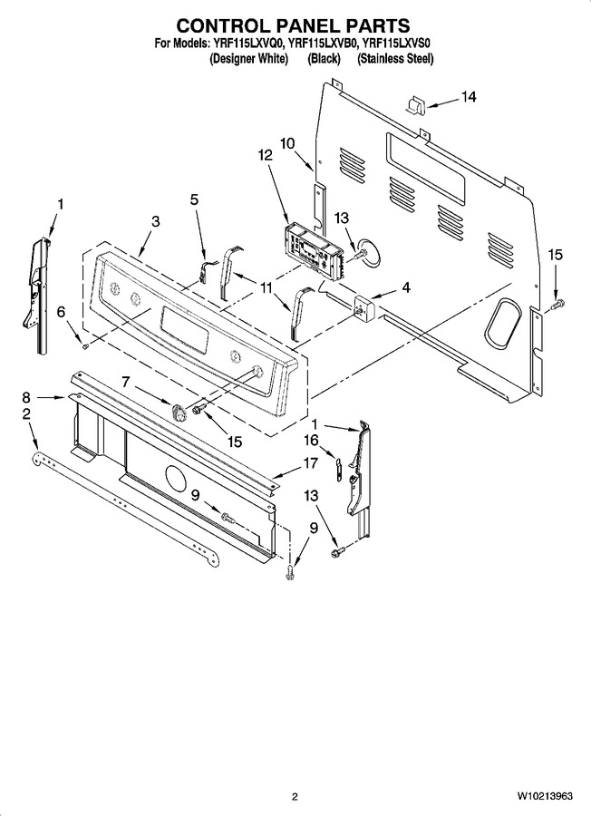 Diagram for YRF115LXVQ0