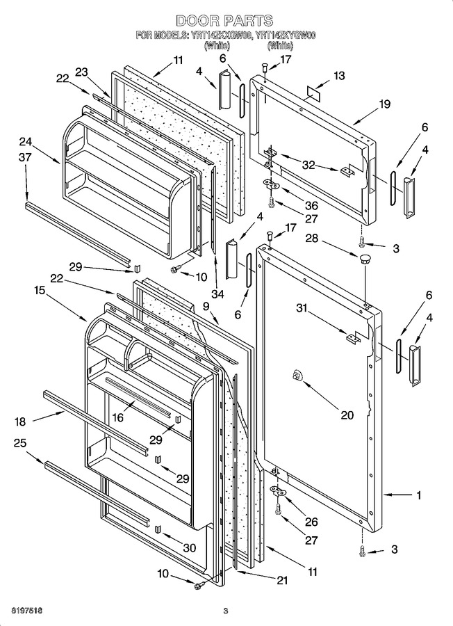 Diagram for YRT14ZKYGW00