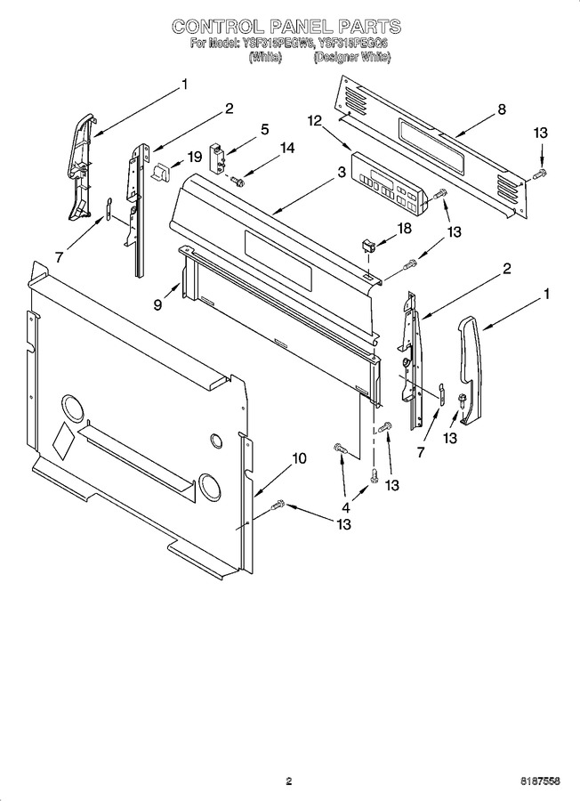 Diagram for YSF315PEGW6