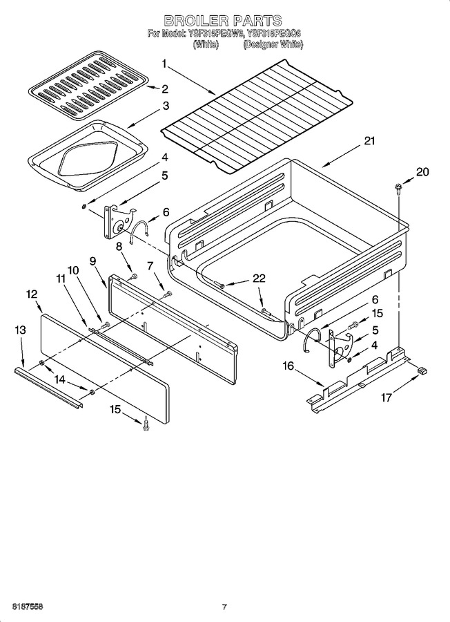 Diagram for YSF315PEGW6