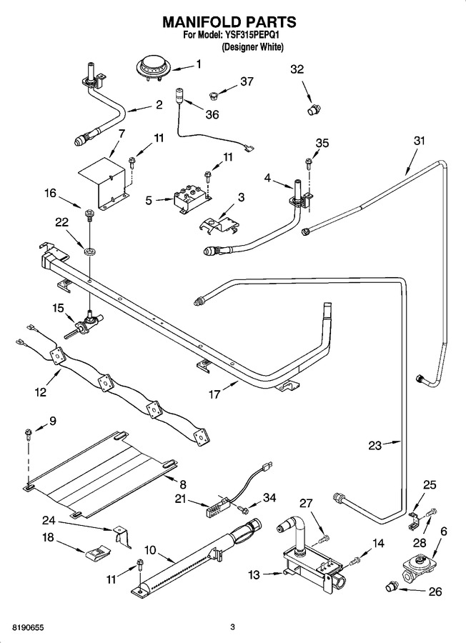 Diagram for YSF315PEPQ1