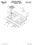 Diagram for 01 - Cooktop Parts