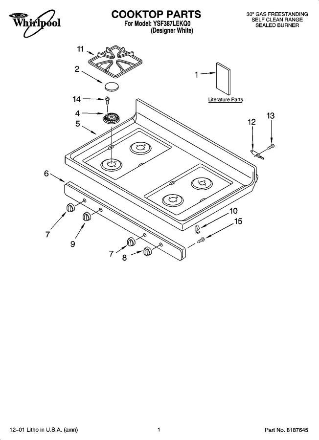 Diagram for YSF387LEKQ0