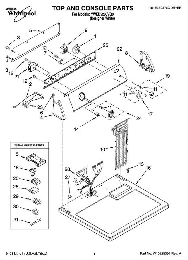 Diagram for YWED5200VQ0