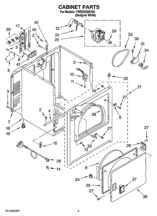 Diagram for YWED5200VQ0