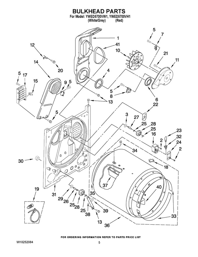 Diagram for YWED5700VW1