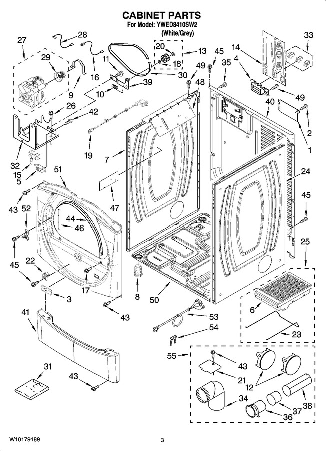Diagram for YWED8410SW2