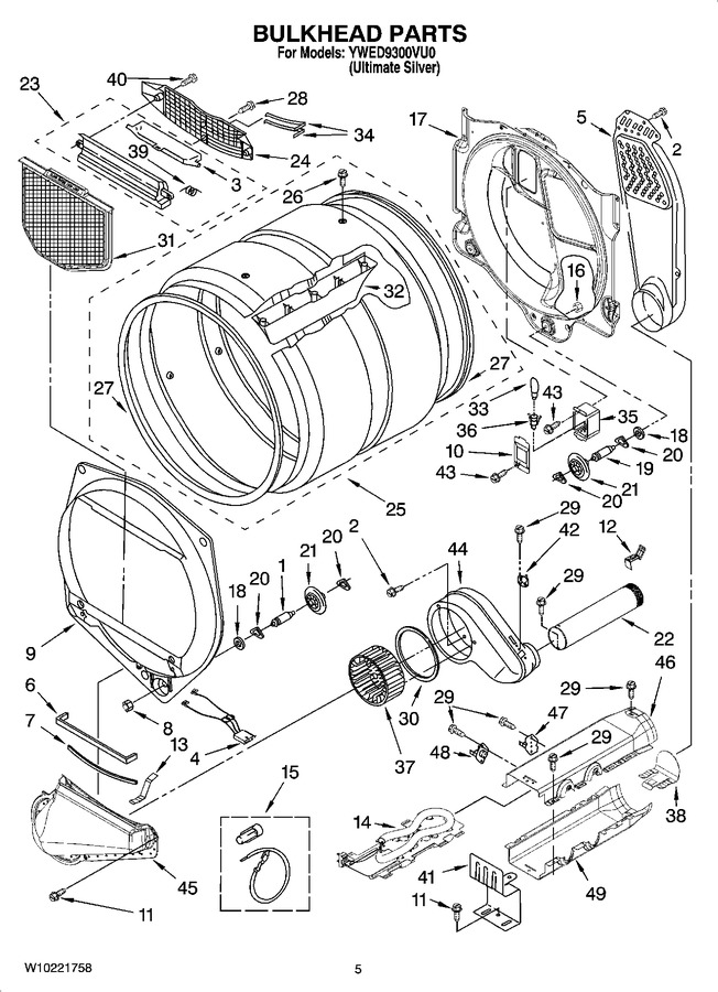 Diagram for YWED9300VU0