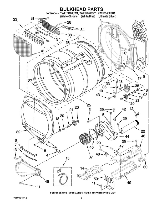 Diagram for YWED9400SU1
