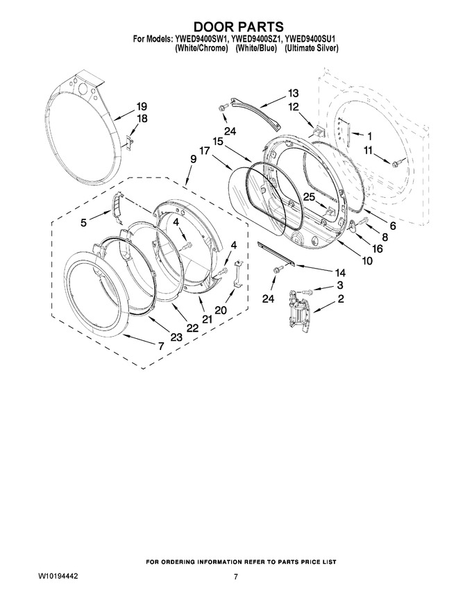 Diagram for YWED9400SU1