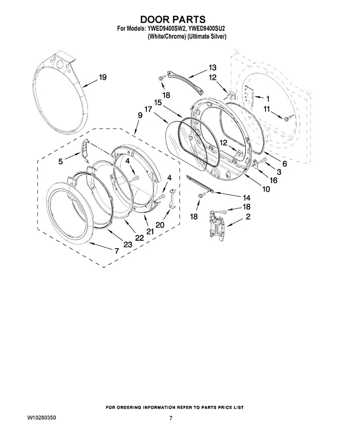 Diagram for YWED9400SW2