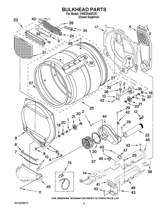 Diagram for YWED9400VE1