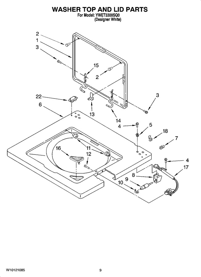 Diagram for YWET3300SQ0