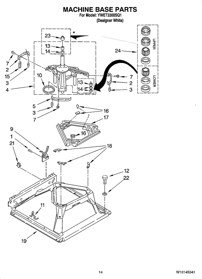 Diagram for YWET3300SQ1