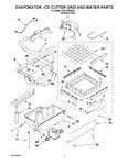 Diagram for 02 - Evaporator Ice Cutter Grid And Water Parts