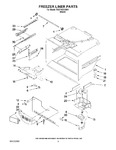Diagram for 02 - Freezer Liner Parts