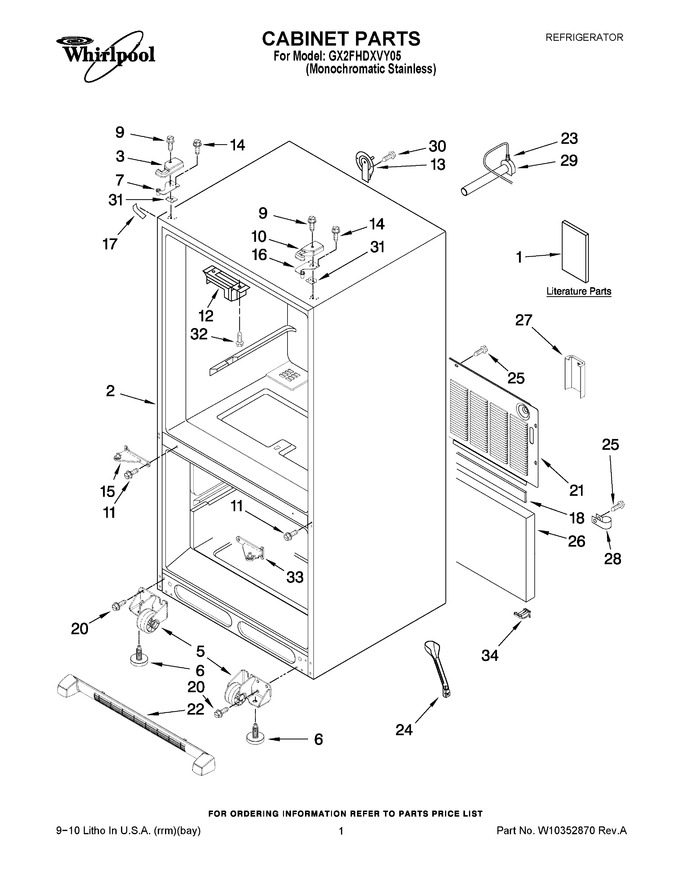 Diagram for GX2FHDXVY05