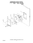 Diagram for 08 - Dispenser Front Parts