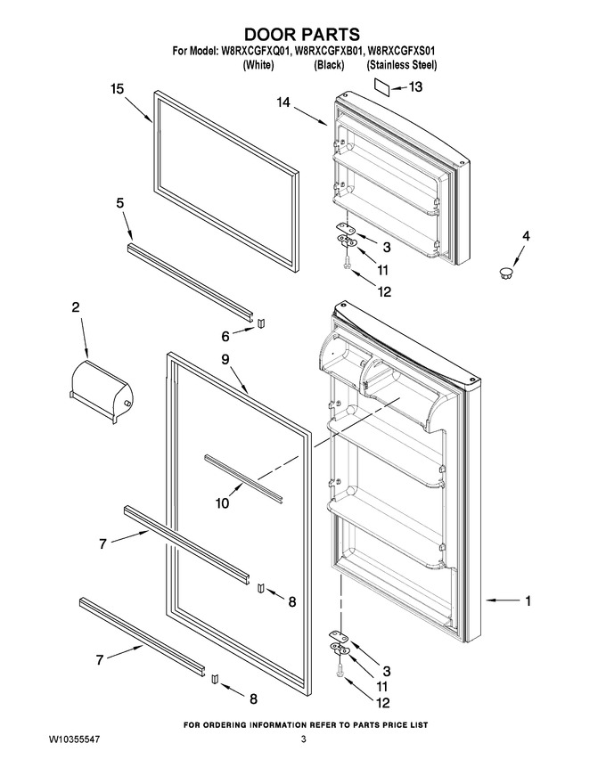 Diagram for W8RXCGFXB01