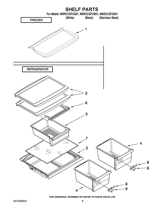 Diagram for W8RXCGFXS01