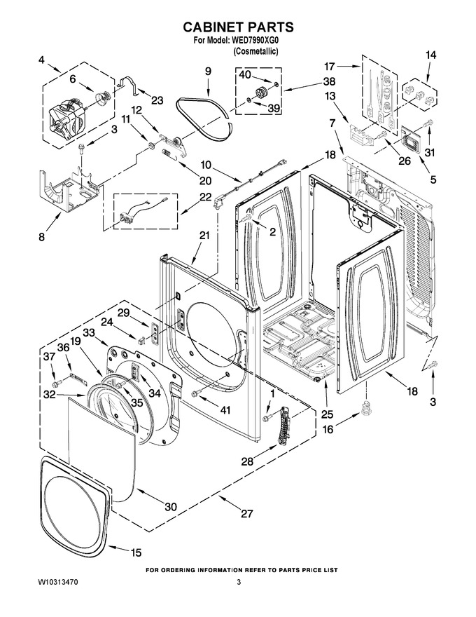 Diagram for WED7990XG0