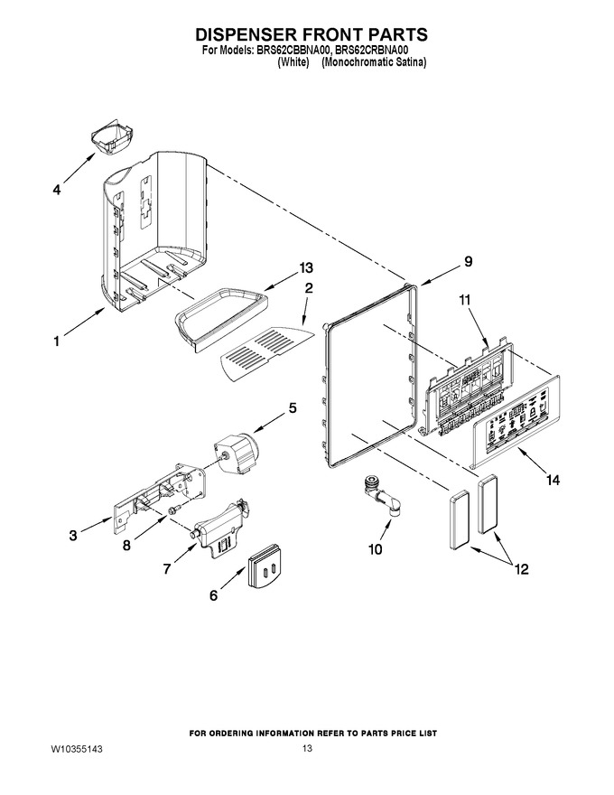 Diagram for BRS62CRBNA00