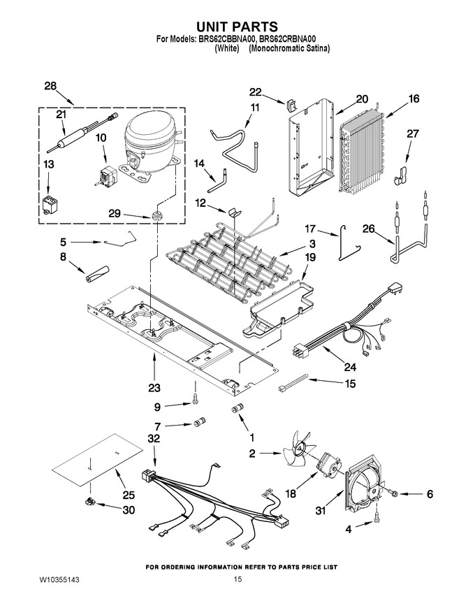 Diagram for BRS62CRBNA00