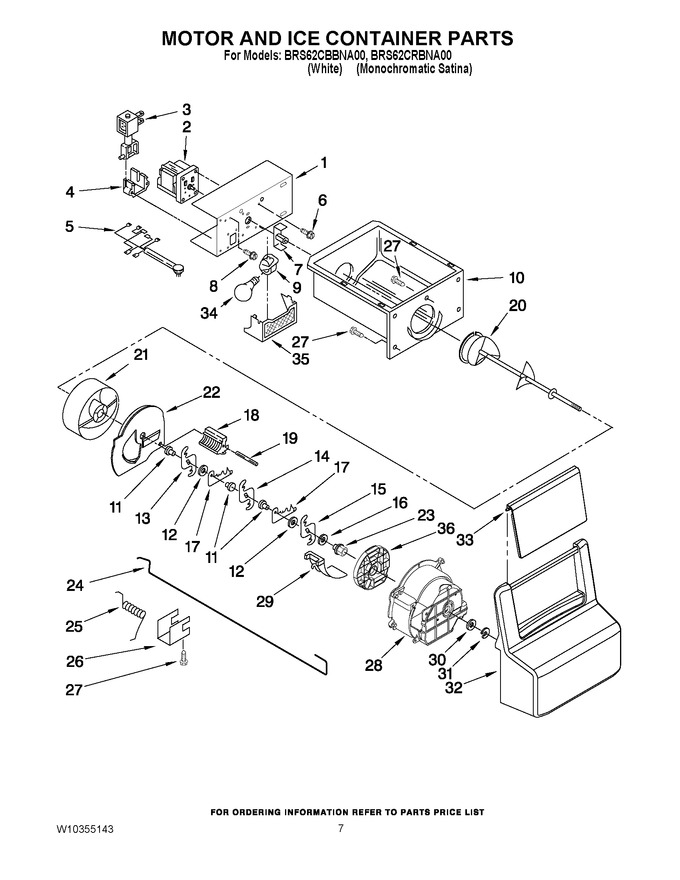Diagram for BRS62CRBNA00