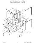 Diagram for 05 - Tub And Frame Parts