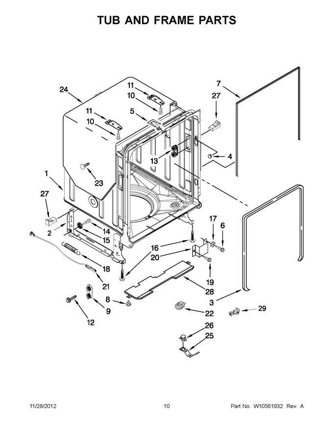 Diagram for KUDL15FXWH6