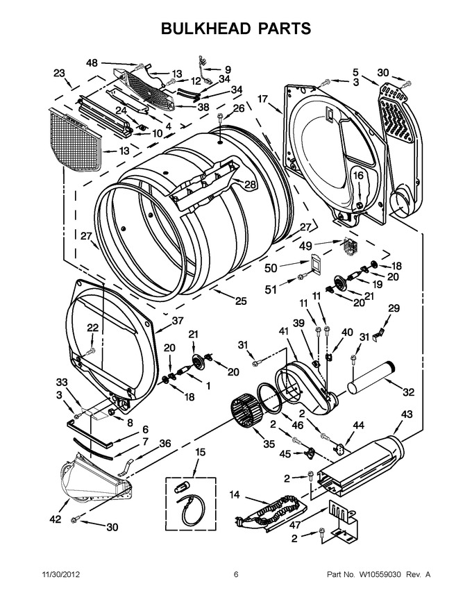 Diagram for 4GWED5500YW1