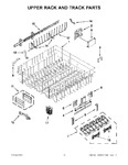 Diagram for 09 - Upper Rack And Track Parts
