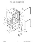 Diagram for 05 - Tub And Frame Parts