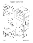 Diagram for 02 - Freezer Liner Parts
