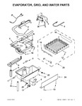 Diagram for 02 - Evaporator, Grid, And Water Parts