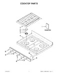 Diagram for 01 - Cooktop Parts
