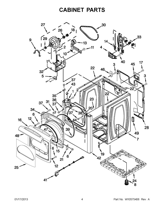 Diagram for WED8800YC2